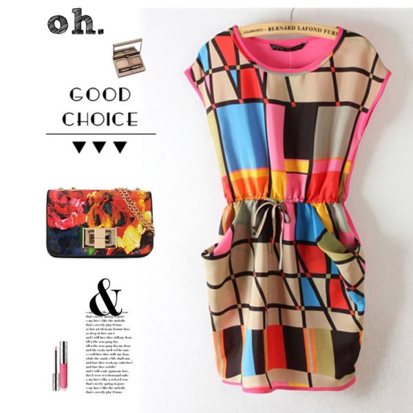 Vestido Geometric Fashion