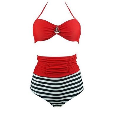 Bikini Embellished  Anchor BK004